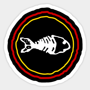 Fishbone Sticker